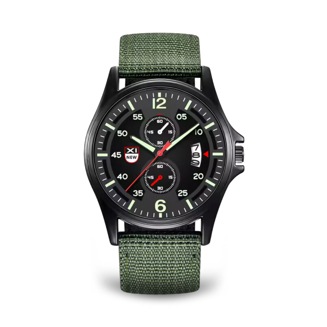 van Baerle© - Militaire Kwarts Horloge