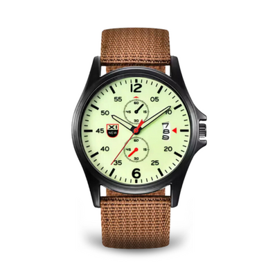 van Baerle© - Militaire Kwarts Horloge