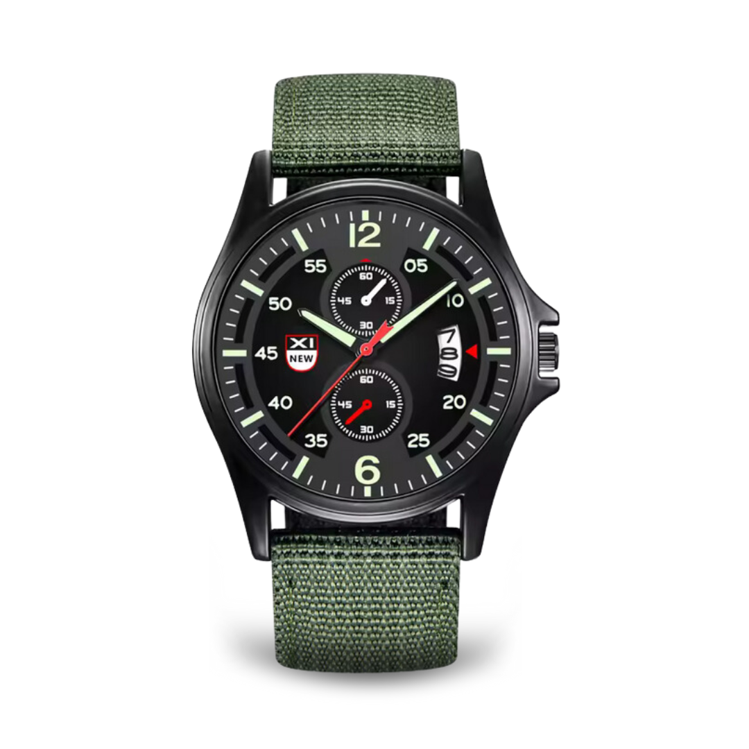 van Baerle© - Militaire Kwarts Horloge