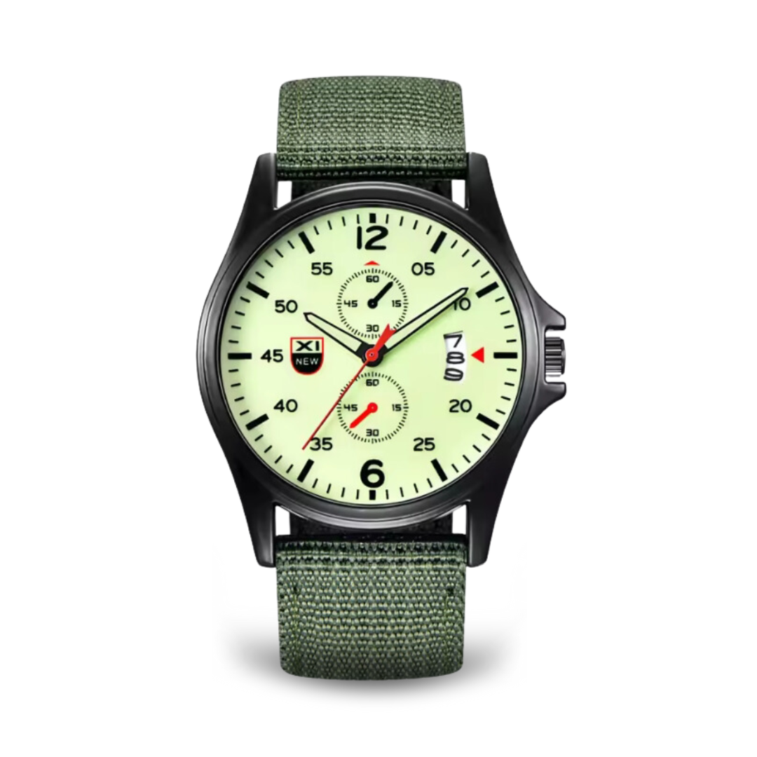 van Baerle© - Militaire Kwarts Horloge